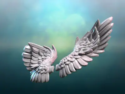 Angel Wings 3D print model