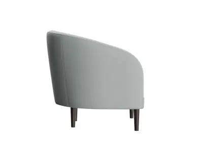 Jasmine Curved Chair 3D model