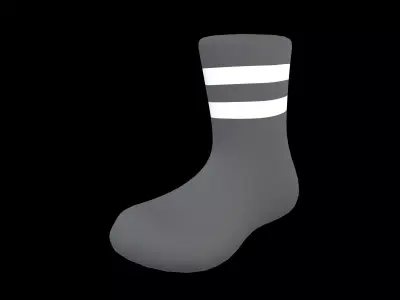 Sock Icon v2 004 Low-poly 3D model