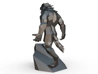 Werewolf 3D print model