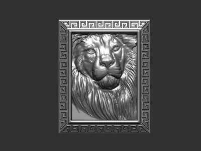 lion head 3D print model order