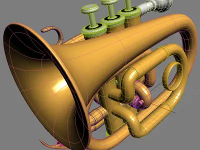 Pocket Trumpet 3D model