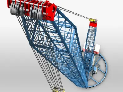 Ringer Crane 3D model