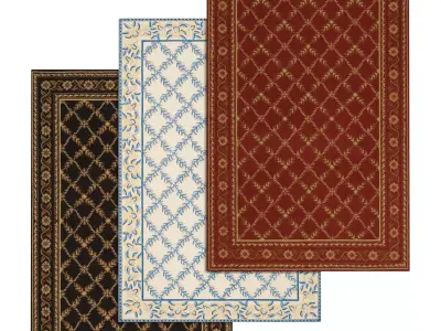 Rug Set 2145 3D model