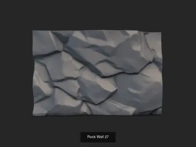 Collection 2 - Stone Walls -4 Models