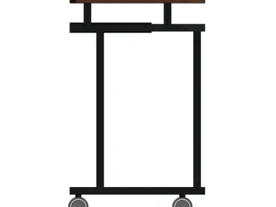 Simple Laptop Table - AUTODESK REVIT FAMILIES 3D model