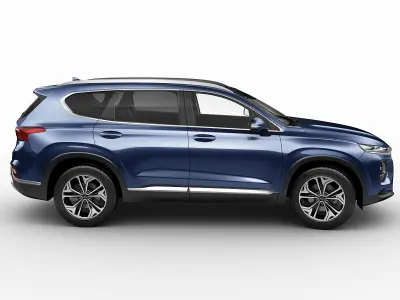 Hyundai Santa Fe 2019 3D model