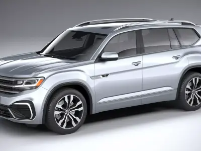 Volkswagen Atlas R-line 2021 3D model