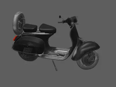 SCOOTER Low-poly 3D model