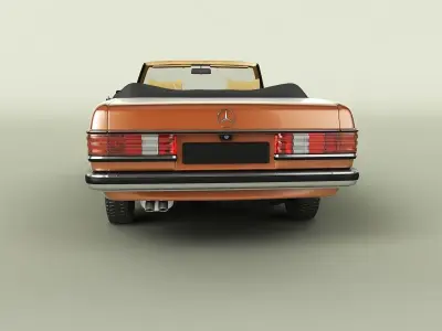 Mercedes-Benz W123 Cabrio 3D model