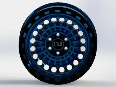 Cast rim BLACK RHINO - SENTINEL 3D model