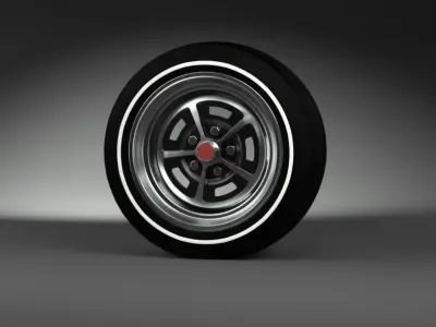 Tire and Ring N001 3D model