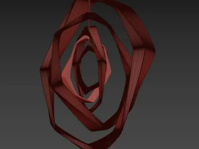 LaCage Vertical Chandelier 3D model