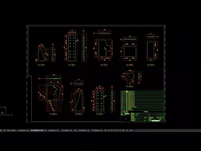 Two-Story Steel Structure 3D model