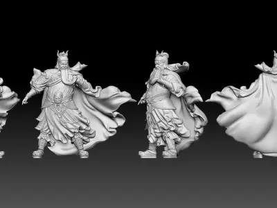 Guan Yu  3D print model