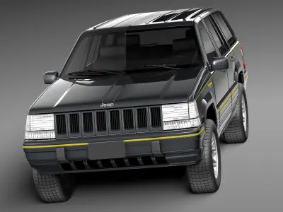 Jeep Grand Cherokee Limited 1993-1998 3D model