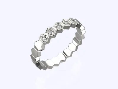Wedding woman ring  3D print model