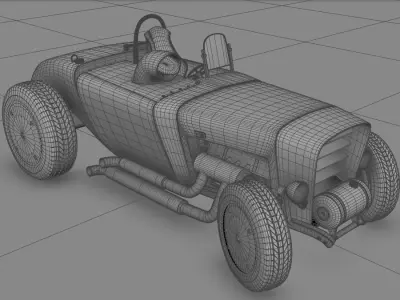hot road 3D model
