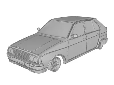 Citroen Visa 1000 pistes 3D print model