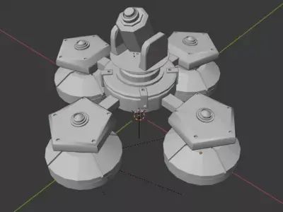 Active Defense System ADS Rainbow Six Siege 3D model