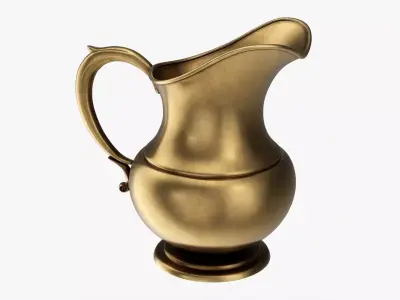 Metal jug antique 3D model