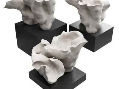 Levadnaja Solomeya vase Low-poly 3D model