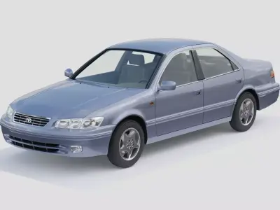 Toyota Camry 1999 Low-poly 3D model