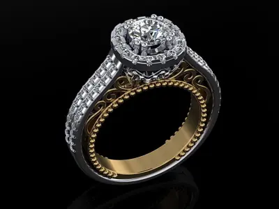 Women Ring 15 3D print model