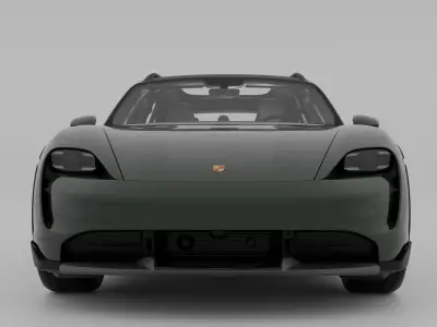 Porsche Taycan Turbo S Cross Turismo 3D model