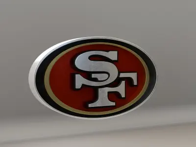 NFL San Francisco 49ers Logo 3D model