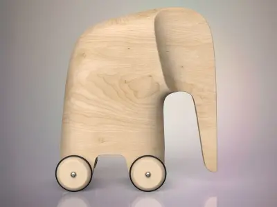 Toy Elephant 3D model