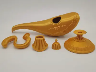 Aladdin Genie Magic Lamp  3D print model