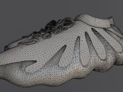 ADIDAS YEEZY 450 SHOES PBR Low-poly 3D model