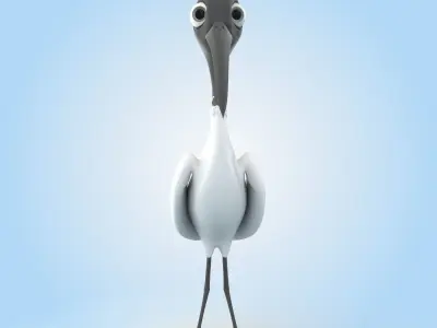Ibis Bird 3D model