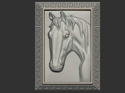 Horse Pendant 3D print model purchase