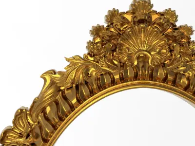 Carved Picture Frame 3D model 17