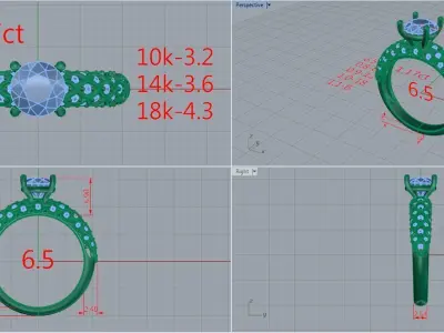 3d model ring 3D model