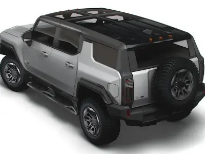 Hummer EV GMC SUV 2024 3D model