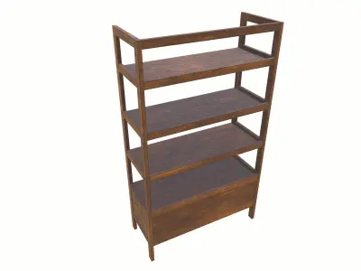 Wooden self 3D model