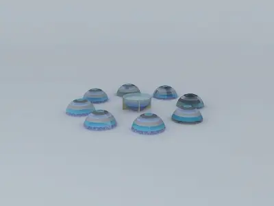 The Katoras set of marbles 3D model