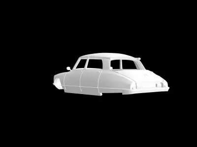 Citroen DS21 3D print model