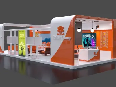 Exhibition Stall 3D 3D model