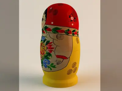 Babushka Doll 3D model