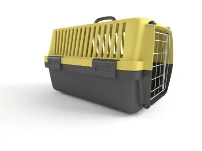 Pet Carry Case Animal Carrier Low Poly Low-poly 3D model