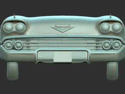 Chevrolet Impala 1958 front stl 3D print model