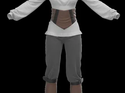 Outfit Marvelous Designer 3D model