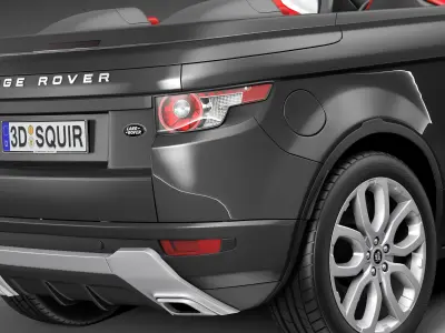 Range Rover Evoque Convertible 2014 3D model