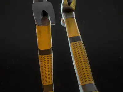 Hammer Low-poly 3D model 48
