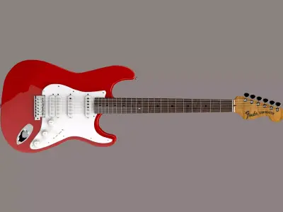 fender stratocaster 3D model