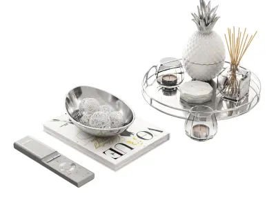 Living Room Silver 3D model